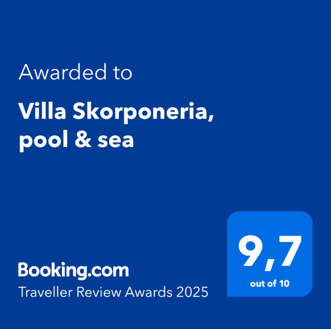 Villa Skorponeria, Pool & Sea Skroponeria Dış mekan fotoğraf